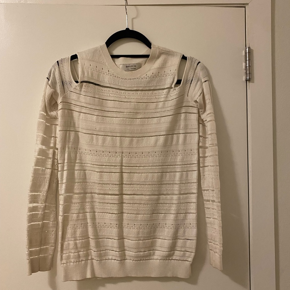 Bailey44 Cold Shoulder Sweater - image 3